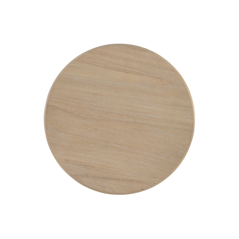 Table de bout à piédestal Fiama, Naturel, H 22,25 po x l 17 po