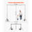 Backdrop Stand Background Stand Kit with 2 Tripod for Party & Photo Studio