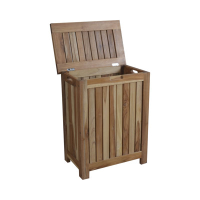 EcoDecors Storage Hamper Standard Solid Teak Deck Box