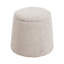 Repose-pieds rond avec rangement, tissu doux-133535475