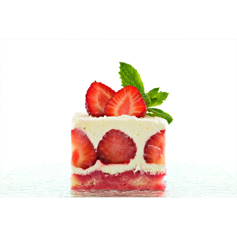 Strawberry Shortcake by Maceofoto - Wrapped Canvas Print, 81cm H x 122cm W x 3.8cm D
