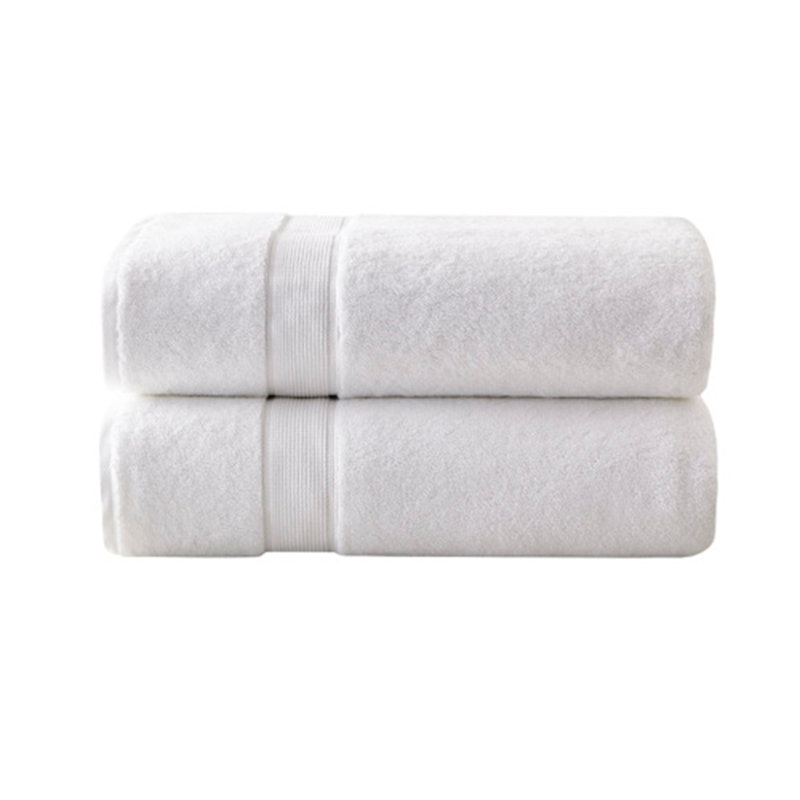 100% Cotton Bath Sheet Antimicrobial 2 Piece Set, White