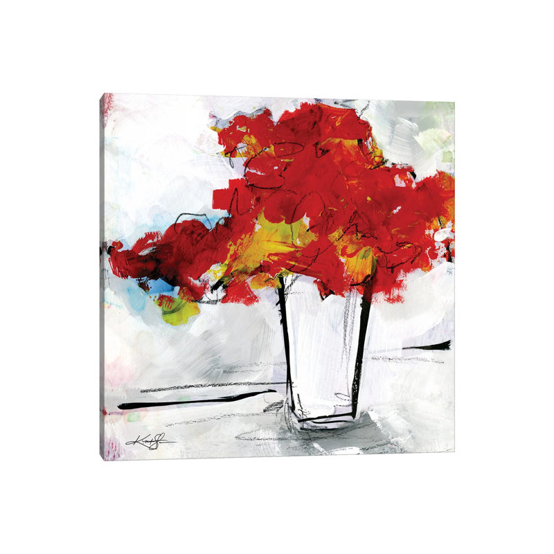 A Bouquet Of Flowers XXXVIII by Kathy Morton Stanion - Wrapped Canvas Gallery-Wrapped Canvas Giclée, 30.48 cm H x 30.48 cm W