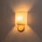 1-Light Coastal Style Fabric Wall Sconce-494042181