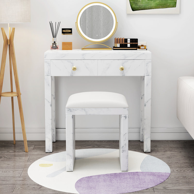 Ensemble de coiffeuse avec tabouret