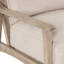 Chaise avec accoudoirs en lin 25,2 pouces Aleeha