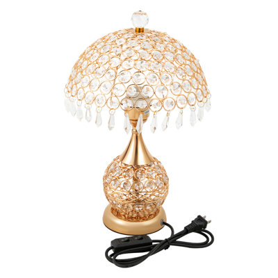 Lampe de table en cristal Jywon
