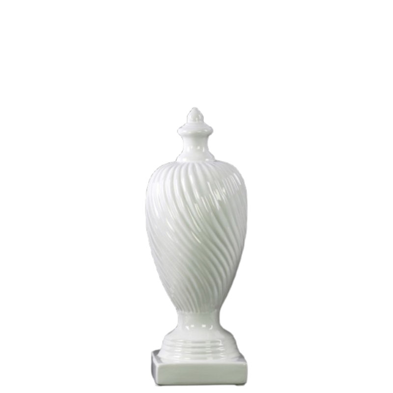 Peavler Ceramic / Porcelain Figurine / Sculpture Decorative Object, 11" H x 4.25" W x 4.25" D