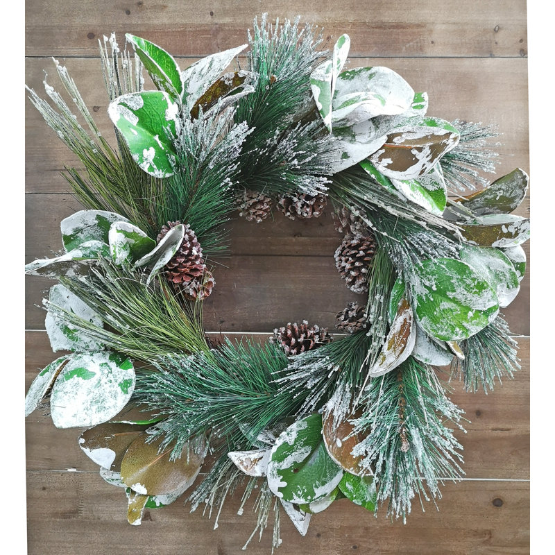Magnolia Handcrafted Faux 26'' Wreath