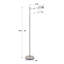 Lampe de travail sur pied à DEL 56 po avec bras pivotant-1855412647