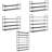 Shoe Rack - 8-Tier Shoe Organizer for Closet, Bathroom, Entryway - Shelf Holds 40 Pairs-84559343