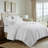 Ballou Bright White Twin Quilt Set