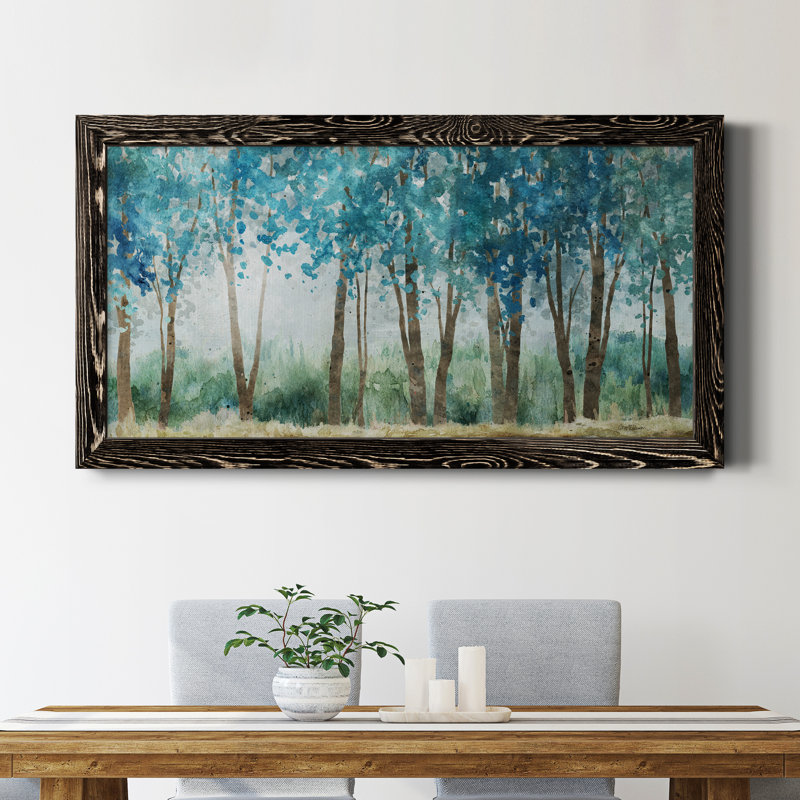 Sunwashed Grove - Peinture sur toile encadrée, Noir