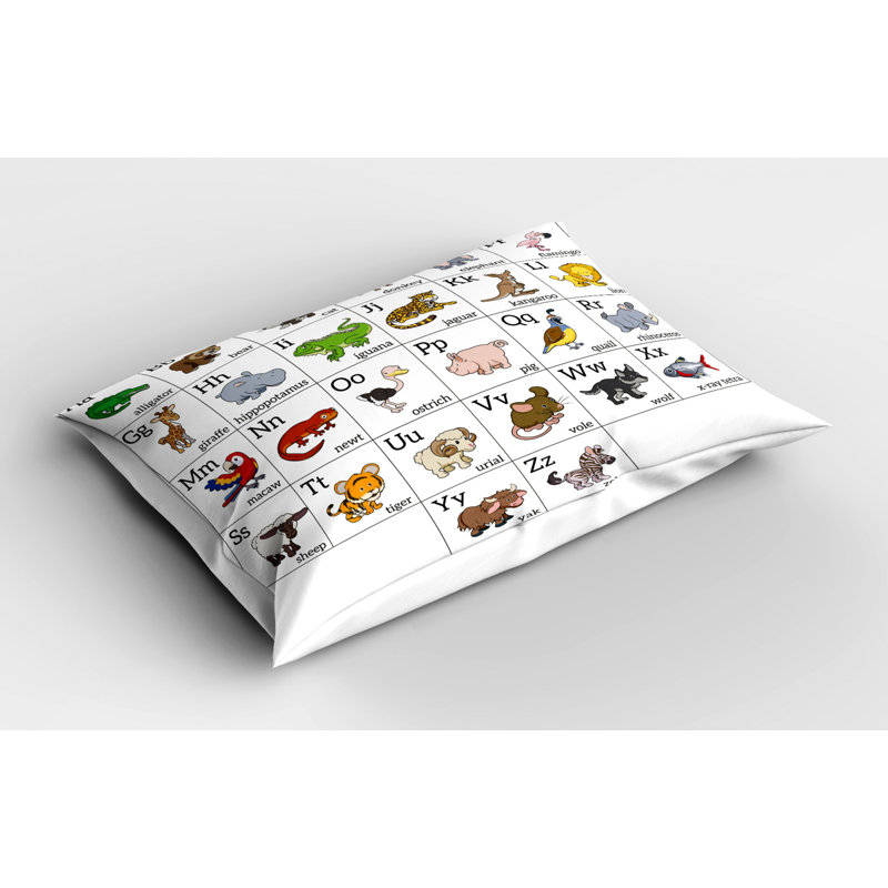 Educational Polyester Sham Set, Queen