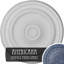 Médaillon de plafond traditionnel Endurathane Kepler, 15 7/8 po x P 1 1/2 po (pour les auvents jusqu'à 3 3/4 po)-27786414