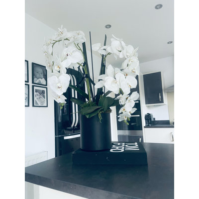 Kunstblume Orchidee in Vase