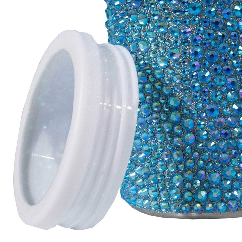 Isolation de boîte en acier inoxydable Strass, AquaIridescent