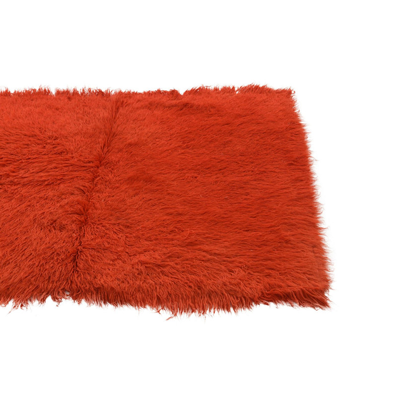 Tapis orange 4 x 6 Pinson