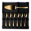 Onde Gold 7 - Piece Stainless Steel Cake Serving Set