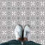 Carnlea 120 x 60cm PVC Patterned Tile in Grey