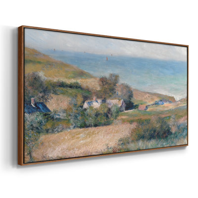Vue du bord de mer près de Wargemont en normalité - Toile tendue avec châssis, prête à accrocher
