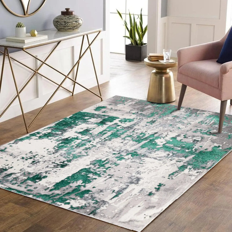 Abstract Area Rug, Rectangle 13'4" x 19'2"