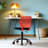 Ebern Designs Ergonomic Mesh Rolling Desk Chair, Armless Adjustable Office Task Chair with Wheels for Home or Study Use-308374736