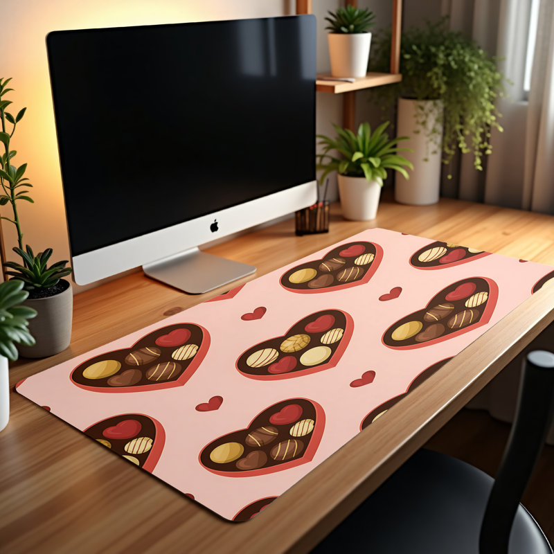 Polyester Desk Pad, 31.5x15.5