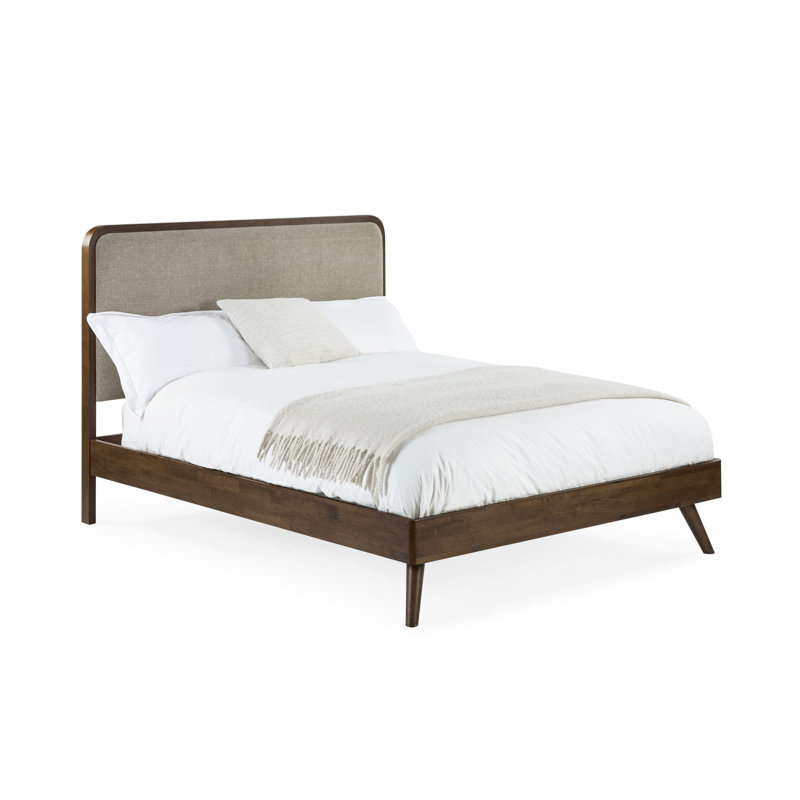 Genao Upholstered Bed, Double (4'6)
