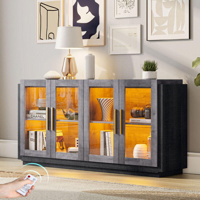 Ainez Unfinished Accent Cabinet