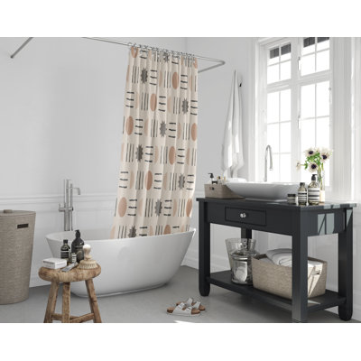 Hagues Abstract Shower Curtain