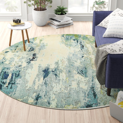 Keimar Washable Abstract Indoor Rug