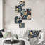 Woburn - Ensemble d'art mural floral de 5