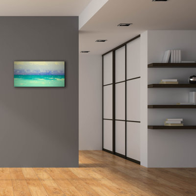 Art mural sur toile Latitude Run® «Emerald Breeze» par Vahe Yeremyan
