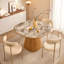 Ensemble de table de salle à manger moderne en faux marbre-124366584-104470520