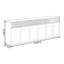 Buffet de style roche moyen