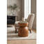 Wood Hourglass Stool