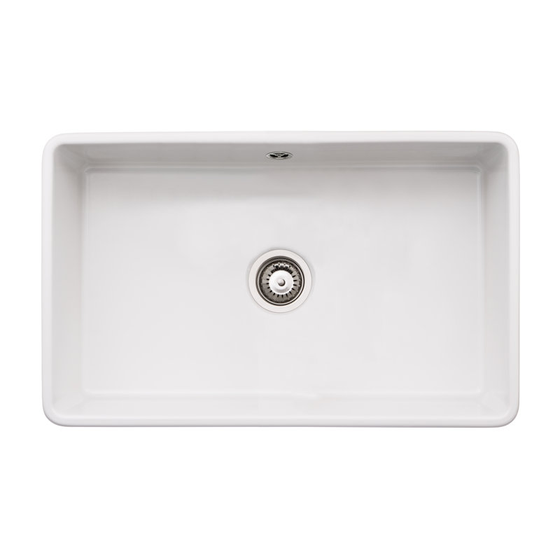 Abode Designs 460mm W Single Bowl Ceramic Kitchen Sink
