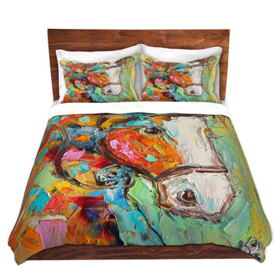 Polyester Animal Print Duvet Cover