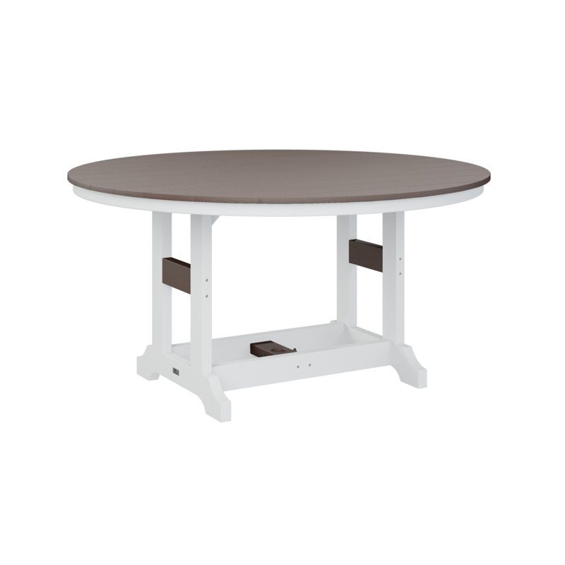 Table de salle à manger Chesterville, Chocolat / Brun, H 30,87 po x l 60 po x P 60 po