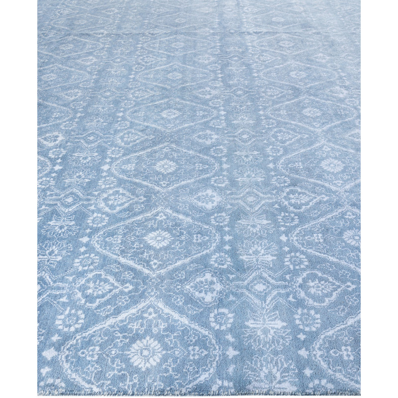 Overdyed One-of-a-Kind 9' 2" X 12' 3" Hand Knotted Area Rug