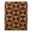 Brown Modern Geometric Tibetan Wool Rug - 8' x 10'