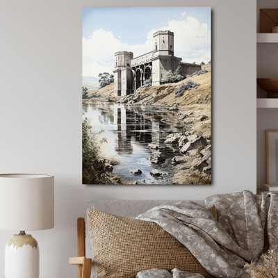Dam Dampressing Heights Pointillism I - art mural sur toile Cityscapes