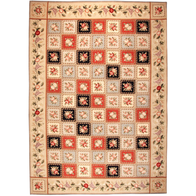 Via Como - 'Le Rose Colorais' Rug - Size 10' X 14'
