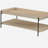 Miller Light Brown Rectangle Engineered Wood Coffee Table