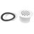 Ella SMC Shower Pan Center Trench Drain 33.5" x 61.5"