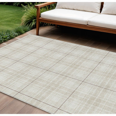Tapis intérieur lavable beige 10 pi x 14 pi ivoire