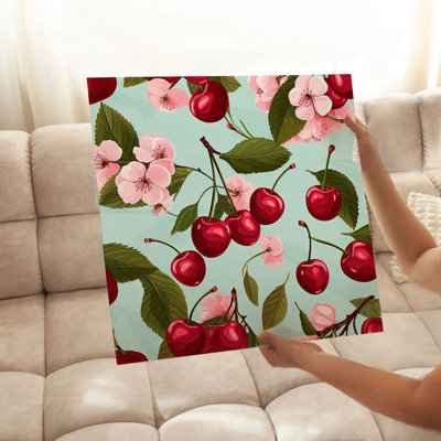 Food and Kitchen Cherry Dreams IV Modern Unframed Art Print