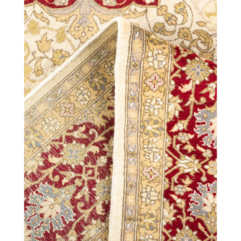Sophie-Rae, One-Of-A-Kind Hand-Knotted Area Rug - Ivory, 6' 2" X 6' 7"