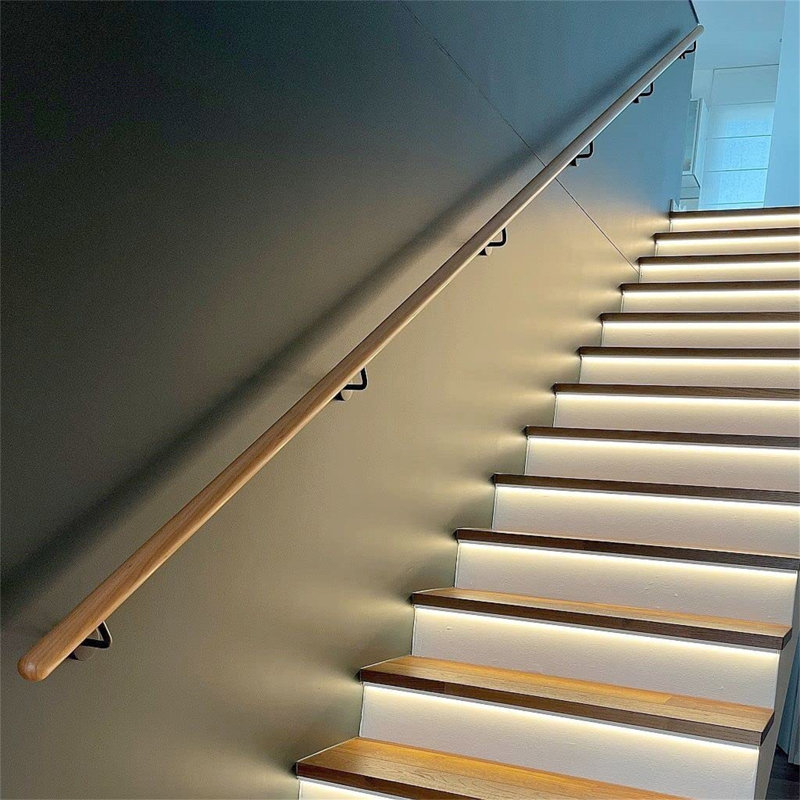 8cm H x 80cm W x 8cm D Threaded Stainless Steel Holder